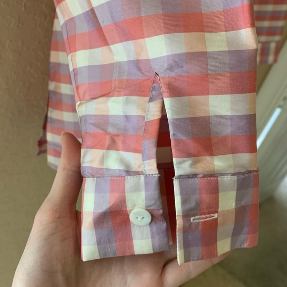 Sutton Studio Bloomingdale’s Exclusive Plaid Top - Picture 3 of 6